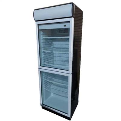 یخچال سوپر مارکت دو درب 70 سانتی