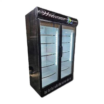 یخچال سوپر مارکت دو درب 120 سانتی